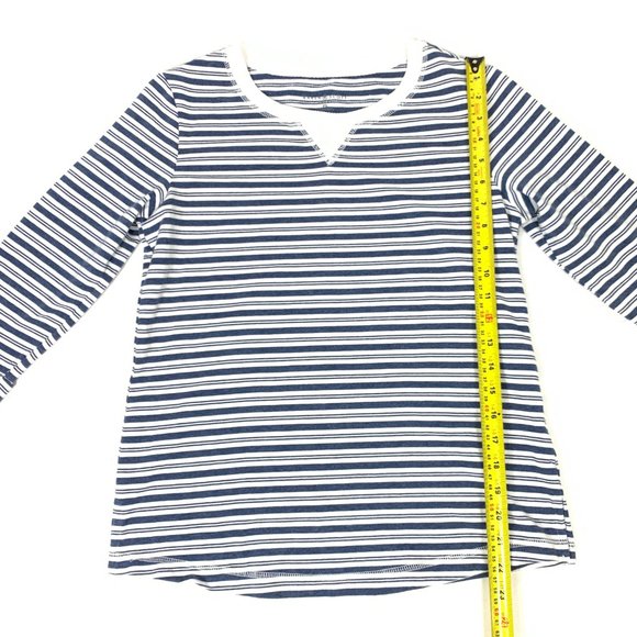 3/$25 Karen Scott Striped Boat Sweater 1/4 Sleeve Small - Picture 7 of 8